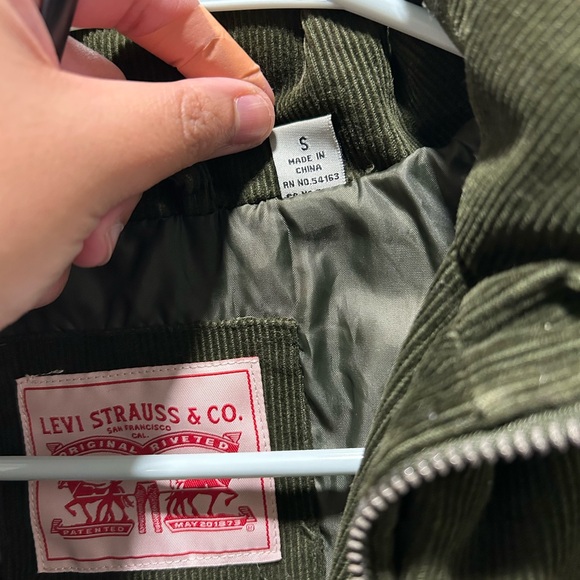 Levi's Olive Green Corduroy Jacket - Picture 3 of 6
